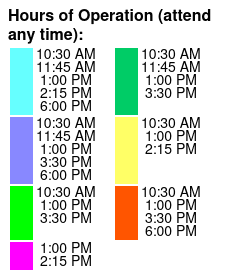Immersive Disney Animation Experience Color Key