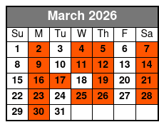 Dublin's Irish Tenors and The Celtic Ladies March Schedule