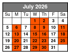 Dublin's Irish Tenors and The Celtic Ladies July Schedule