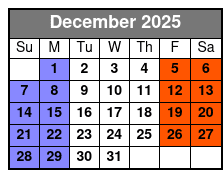 The Sons of Britches December Schedule