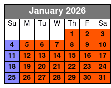 History of Fishing Museum January Schedule