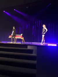 On the stage